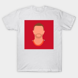 Jordan Henderson Minimalistic Face Art T-Shirt